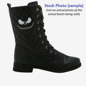 Disney The Nightmare Before Christmas Jack Quilted Combat Boots